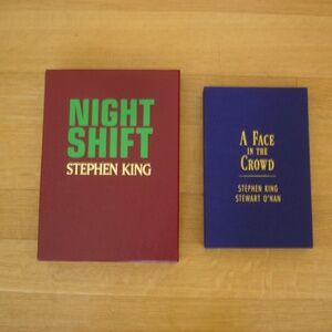 STEPHEN KING LIMITED EDITIONS Cemetery Dance: NIGHT SHIFT & A FACE IN THE CROWD